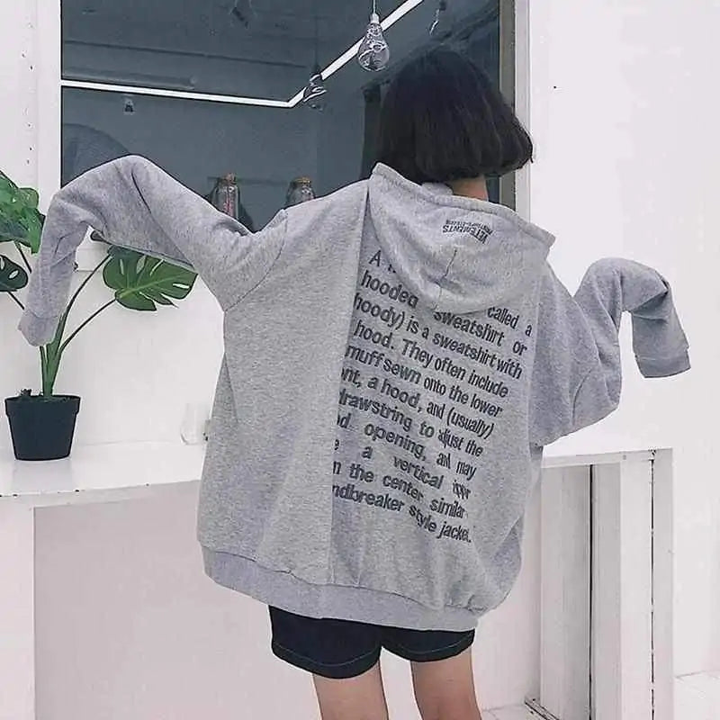 Streetwear Loose Women Hoodies