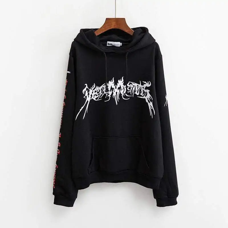 Gothic Dark Streetwear Hoodie