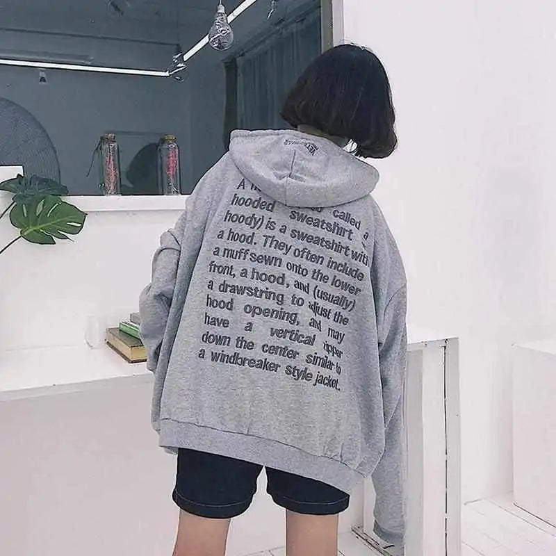 Streetwear Loose Women Hoodies