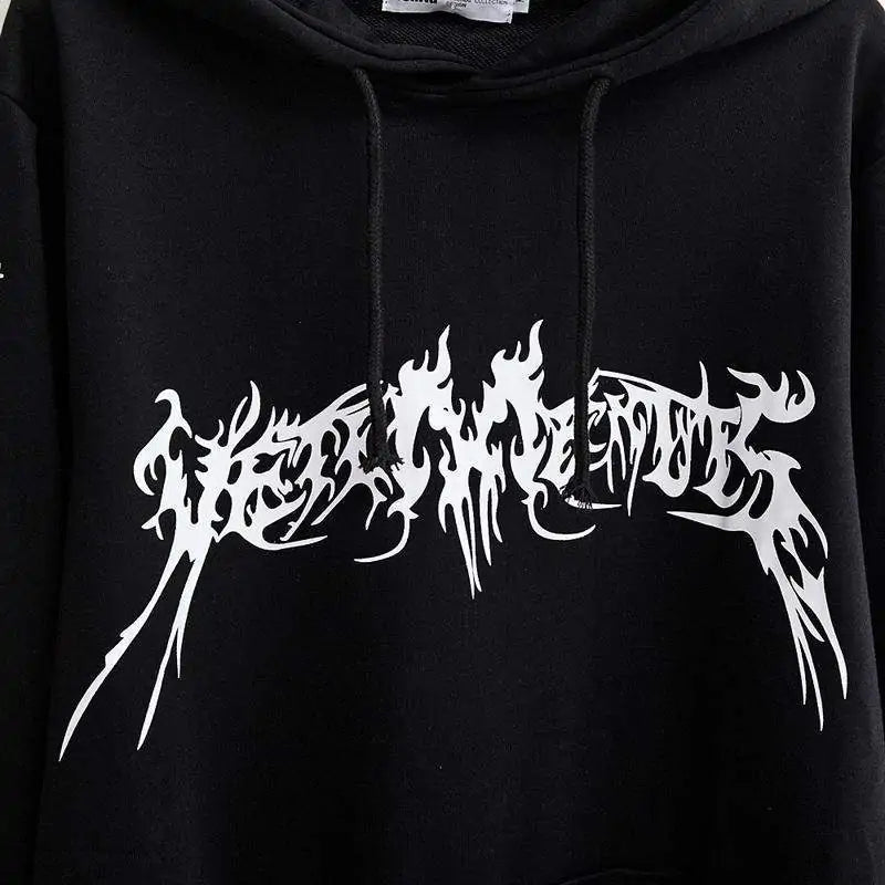 Gothic Dark Streetwear Hoodie