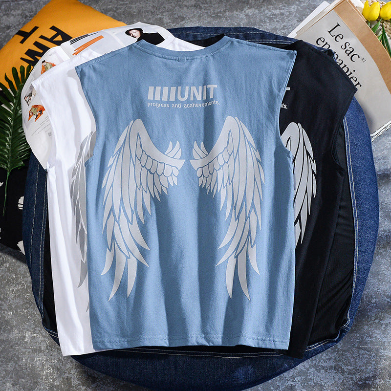 Cut Off Angel Wings Tee